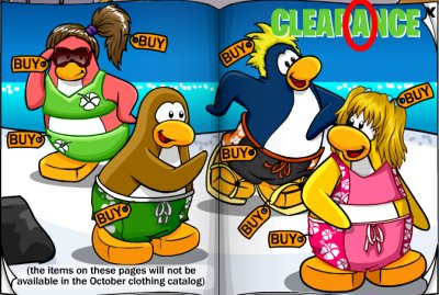 Club Penguin Clothing Catalog Cheat