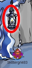 The fourth firey object is in the Mine