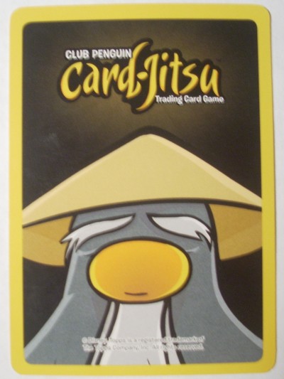 Front of the Card-Jitsu Golden Card
