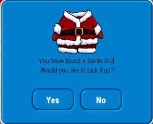 Pick up Santa Suit